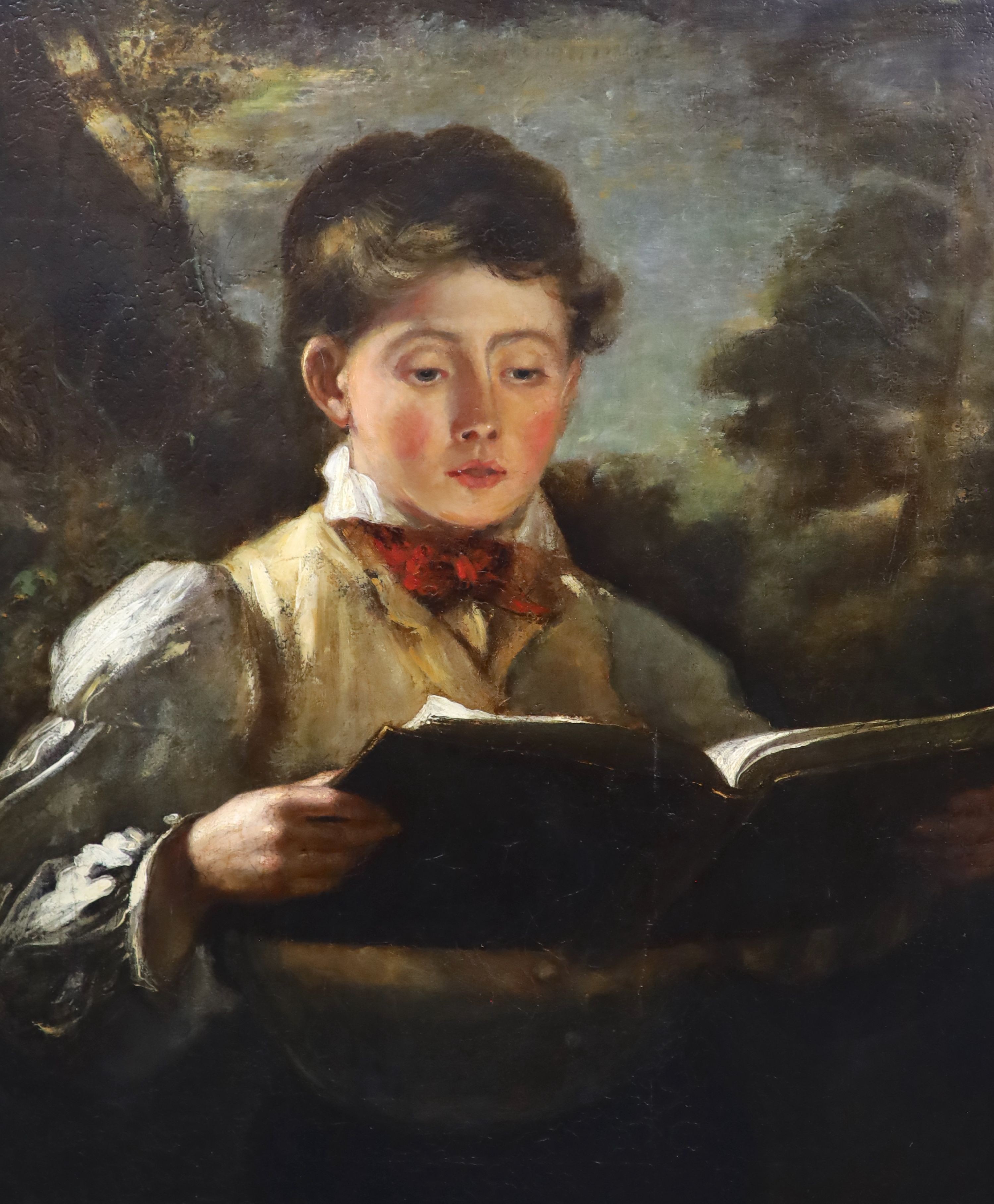 William Smellie Watson (1796-1874), The Student, Oil on canvas, 76 x 63cm.